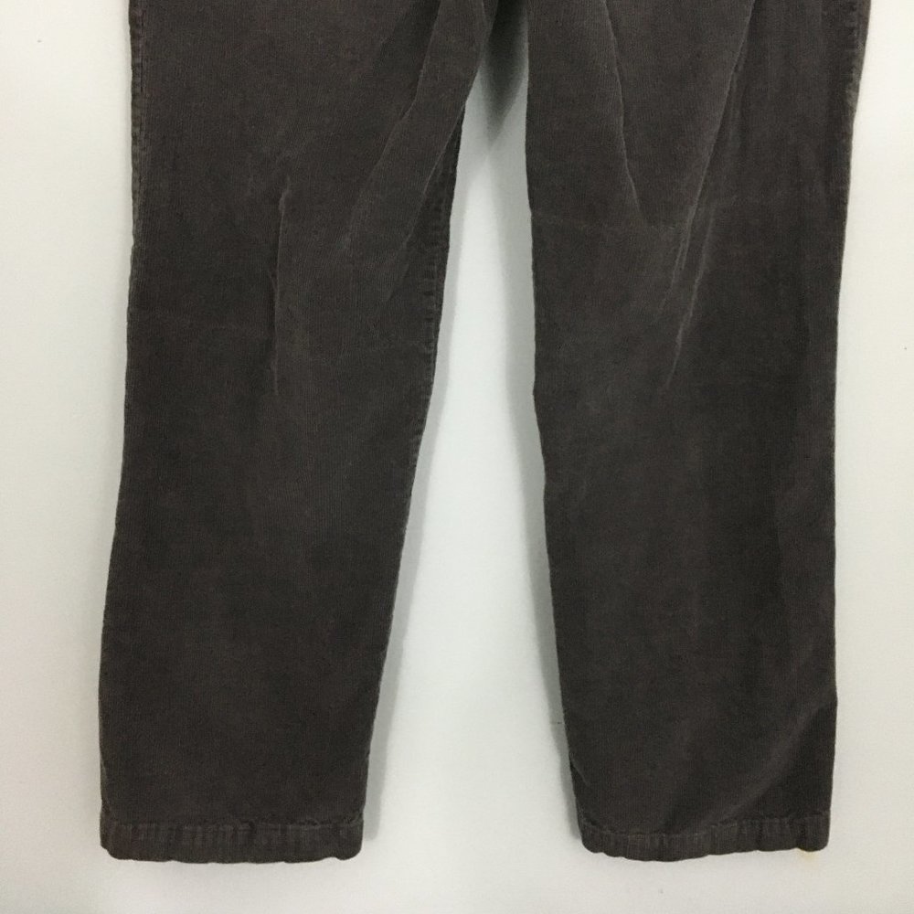Haggar Mens 36 x 32 Charcoal Gray 100% Cotton Flat Front Straight Leg Pants - Picture 4 of 9
